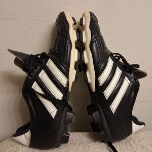 Adidas Black and White Soccer Cleats size 5.5